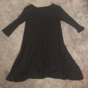 Black skater dress